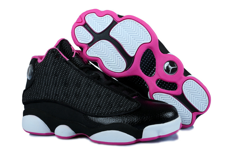 Air Jordan 13 Women Shoes Black/Red Online